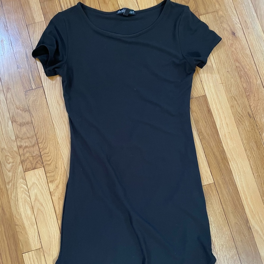 T-shirt Dress Black Medium